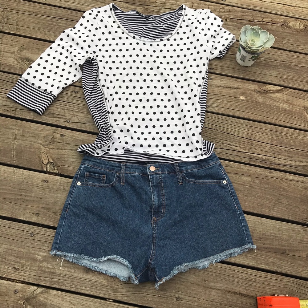 Wild Fable high waist denim shorts.